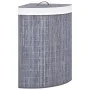Eckwäschekorb aus grauem Bambus 60 L von vidaXL, Wäschekörbe - Ref: Foro24-320761, Preis: 30,43 €, Rabatt: %