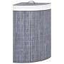 Eckwäschekorb aus grauem Bambus 60 L von vidaXL, Wäschekörbe - Ref: Foro24-320761, Preis: 31,16 €, Rabatt: %