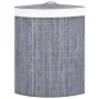 Eckwäschekorb aus grauem Bambus 60 L von vidaXL, Wäschekörbe - Ref: Foro24-320761, Preis: 30,43 €, Rabatt: %