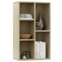 Regal/Sideboard aus Eichenfarbenem Sperrholz 50x25x80cm von vidaXL, Bücherregale und Regale - Ref: Foro24-800165, Preis: 52,0...