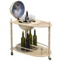 Bar furniture with globe stand made of green eucalyptus wood. by vidaXL, Wine and liquor cabinets - Ref: Foro24-320908, Price...