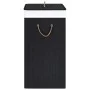 Bambus-Wäschekorb 2-teilig schwarz 100 l von vidaXL, Wäschekörbe - Ref: Foro24-320746, Preis: 32,96 €, Rabatt: %