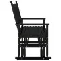 Massive Schiebebank aus schwarzem Pappelholz 118x70x104,5 cm. von , Schaukelstühle - Ref: Foro24-4008866, Preis: 157,58 €, Ra...