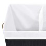 Bambus-Wäschekorb 2-teilig schwarz 100 l von vidaXL, Wäschekörbe - Ref: Foro24-320746, Preis: 33,80 €, Rabatt: %