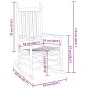 Rocking chair with curved solid black poplar wood seat by , Rocking chairs - Ref: Foro24-4008870, Price: 104,29 €, Discount: %