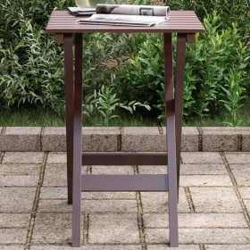 Klappbarer Beistelltisch aus massivem Pappelholz in Braun. von , Gartentische - Ref: Foro24-4008872, Preis: 35,74 €, Rabatt: %