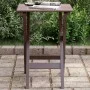 Folding side table made of solid brown poplar wood by , Garden tables - Ref: Foro24-4008872, Price: 33,03 €, Discount: %