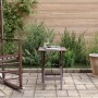 Folding side table made of solid brown poplar wood by , Garden tables - Ref: Foro24-4008872, Price: 35,74 €, Discount: %