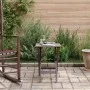 Mesa auxiliar plegable madera maciza de álamo marrón de , Mesas de jardín - Ref: Foro24-4008872, Precio: 33,03 €, Descuento: %