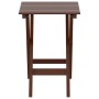 Folding side table made of solid brown poplar wood by , Garden tables - Ref: Foro24-4008872, Price: 35,74 €, Discount: %