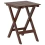 Folding side table made of solid brown poplar wood by , Garden tables - Ref: Foro24-4008872, Price: 33,03 €, Discount: %