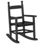 Schaukelstuhl für Kinder aus massiver Schwarz-Pappelholz von , Schaukelstühle - Ref: Foro24-4008879, Preis: 45,81 €, Rabatt: %