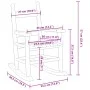 Schaukelstuhl für Kinder aus massiver Schwarz-Pappelholz von , Schaukelstühle - Ref: Foro24-4008879, Preis: 45,18 €, Rabatt: %