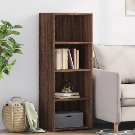 Tall brown oak veneer highboard 45x41x124 cm by , Sideboards - Ref: Foro24-846396, Price: 61,59 €, Discount: %