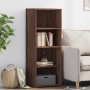 Aparador alto madera de ingeniería marrón roble 45x41x124 cm de , Aparadores - Ref: Foro24-846396, Precio: 62,24 €, Descuento: %