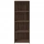 Tall brown oak veneer highboard 45x41x124 cm by , Sideboards - Ref: Foro24-846396, Price: 61,59 €, Discount: %