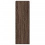 Aparador alto madera de ingeniería marrón roble 45x41x124 cm de , Aparadores - Ref: Foro24-846396, Precio: 62,24 €, Descuento: %