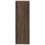 Tall brown oak veneer highboard 45x41x124 cm by , Sideboards - Ref: Foro24-846396, Price: 61,59 €, Discount: %