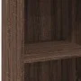 Hoher Schrank aus braunem Eichen-Ingenieurholz 45x41x124 cm. von , Sideboards - Ref: Foro24-846396, Preis: 61,59 €, Rabatt: %