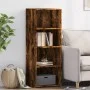 Tall smoked oak engineered wood sideboard 45x41x124 cm by , Sideboards - Ref: Foro24-846394, Price: 62,17 €, Discount: %
