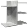 Wooden desktop organizer with concrete engineering 42x21.5x42 cm by , Classification and organization - Ref: Foro24-848069, P...