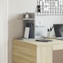 Wooden desktop organizer with concrete engineering 42x21.5x42 cm by , Classification and organization - Ref: Foro24-848069, P...