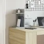 Wooden desktop organizer with concrete engineering 42x21.5x42 cm by , Classification and organization - Ref: Foro24-848069, P...