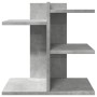 Wooden desktop organizer with concrete engineering 42x21.5x42 cm by , Classification and organization - Ref: Foro24-848069, P...
