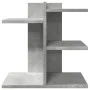 Wooden desktop organizer with concrete engineering 42x21.5x42 cm by , Classification and organization - Ref: Foro24-848069, P...