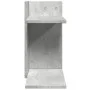 Wooden desktop organizer with concrete engineering 42x21.5x42 cm by , Classification and organization - Ref: Foro24-848069, P...