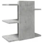 Wooden desktop organizer with concrete engineering 42x21.5x42 cm by , Classification and organization - Ref: Foro24-848069, P...