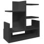 Wooden desktop organizer in black, 49x20x52.5 cm by , Classification and organization - Ref: Foro24-848074, Price: 39,97 €, D...
