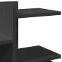 Wooden desktop organizer in black, 49x20x52.5 cm by , Classification and organization - Ref: Foro24-848074, Price: 39,97 €, D...