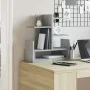 Wooden desktop organizer with concrete engineering 49x20x52.5 cm by , Classification and organization - Ref: Foro24-848076, P...