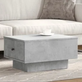 Engineered wood gray concrete coffee table 60x45x31 cm by , Coffee table - Ref: Foro24-848083, Price: 67,34 €, Discount: %