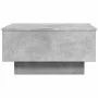 Engineered wood gray concrete coffee table 60x45x31 cm by , Coffee table - Ref: Foro24-848083, Price: 67,34 €, Discount: %