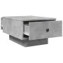Engineered wood gray concrete coffee table 60x45x31 cm by , Coffee table - Ref: Foro24-848083, Price: 67,34 €, Discount: %