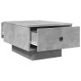 Mesa de centro madera de ingeniería gris hormigón 60x45x31 cm de , Mesas de centro - Ref: Foro24-848083, Precio: 70,87 €
