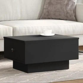 Engineered wood black coffee table 60x45x31 cm by , Coffee table - Ref: Foro24-848081, Price: 65,38 €, Discount: %