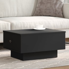 Schwarzer Couchtisch aus Ingenieurholz 60x45x31 cm von , Couchtisch - Ref: Foro24-848081, Preis: 66,61 €, Rabatt: %