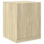 Washing machine furniture, 2 pieces, engineered wood, Sonoma oak. by , Accessories for washing machines and dryers - Ref: For...