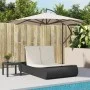 Doppel-Liegestuhl mit schwarzen Kunststoff-Rattan-Kissen. von , Liegen - Ref: Foro24-368090, Preis: 272,44 €, Rabatt: %