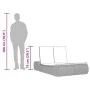 Double sun lounger with black synthetic rattan cushions by , Loungers - Ref: Foro24-368090, Price: 303,79 €, Discount: %