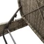 Doppel-Liegestuhl mit grauen Polstern aus synthetischem Rattan von , Liegen - Ref: Foro24-368092, Preis: 313,44 €, Rabatt: %