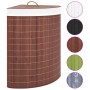 Eckwäschekorb aus braunem Bambus, 60 l von vidaXL, Wäschekörbe - Ref: Foro24-320760, Preis: 37,55 €, Rabatt: %