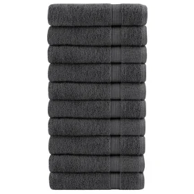 Bathroom towels 10 pcs 100% cotton anthracite 100x150 cm 600gsm by , Towels - Ref: Foro24-137166, Price: 169,63 €, Discount: %