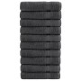 Toallas de baño 10 uds 100% algodón antracita 100x150 cm 600gsm de , Toallas - Ref: Foro24-137166, Precio: 172,68 €, Descuent...