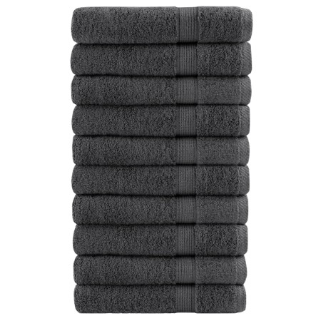 Saunatücher 10 Stück 100% Baumwolle Anthrazit 80x200 cm 600gsm von , Handtücher - Ref: Foro24-137170, Preis: 173,61 €, Rabatt: %