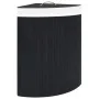 Eckwäschekorb aus schwarzem Bambus, 60 l von vidaXL, Wäschekörbe - Ref: Foro24-320762, Preis: 50,34 €, Rabatt: %