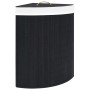 Eckwäschekorb aus schwarzem Bambus, 60 l von vidaXL, Wäschekörbe - Ref: Foro24-320762, Preis: 51,65 €, Rabatt: %